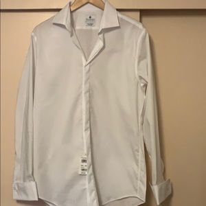 Ryan Seacrest distinction slim fit no iron